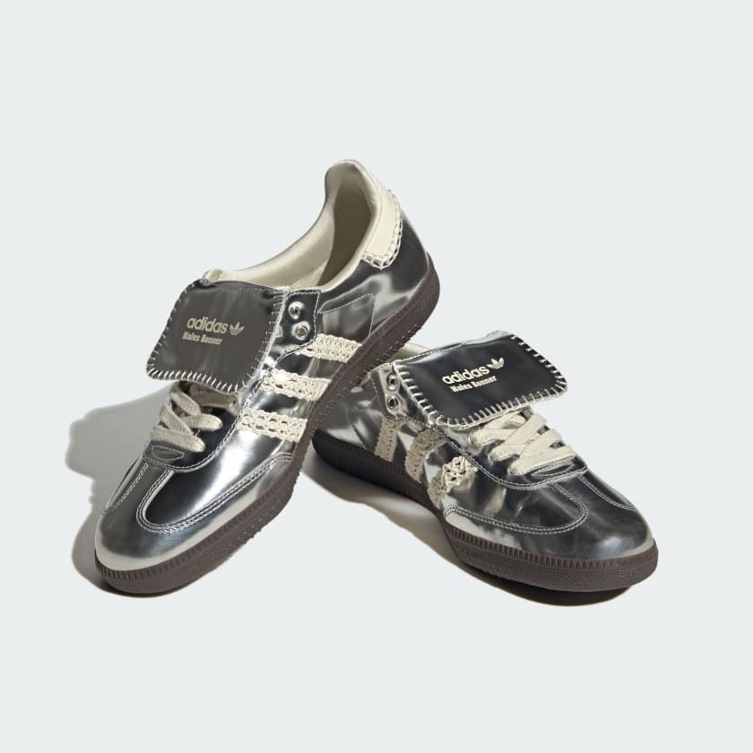 A Samba Wales Bonner - Metallic Silver White