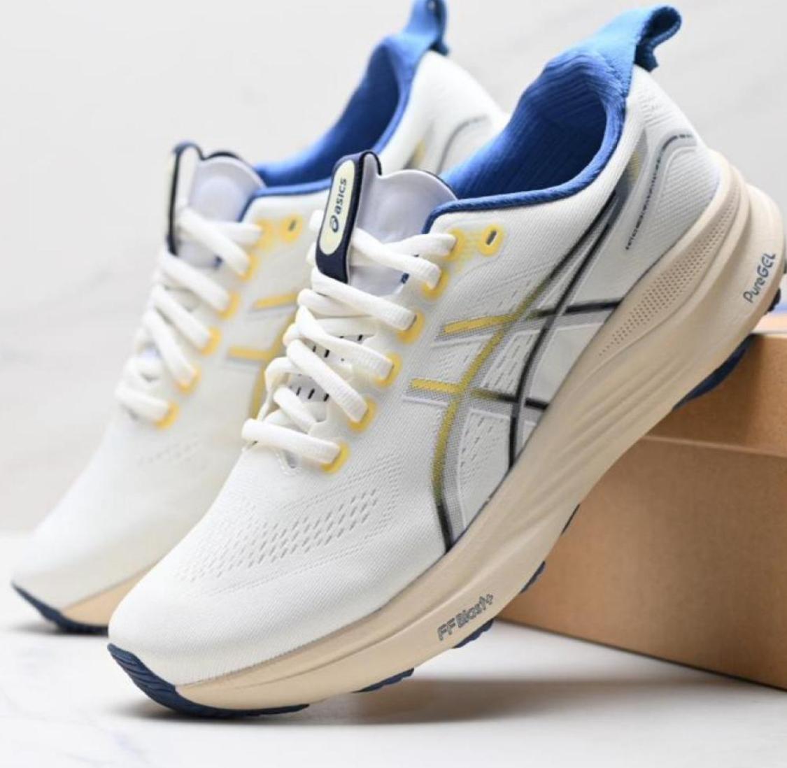 A6 - Gel- Kayano 32 - White / Blue / Yellow