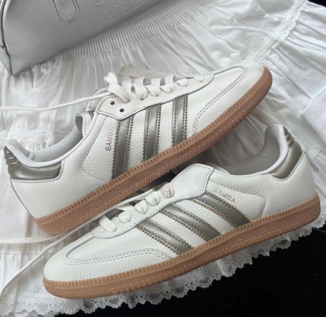 A Samba - White Metallic Silver