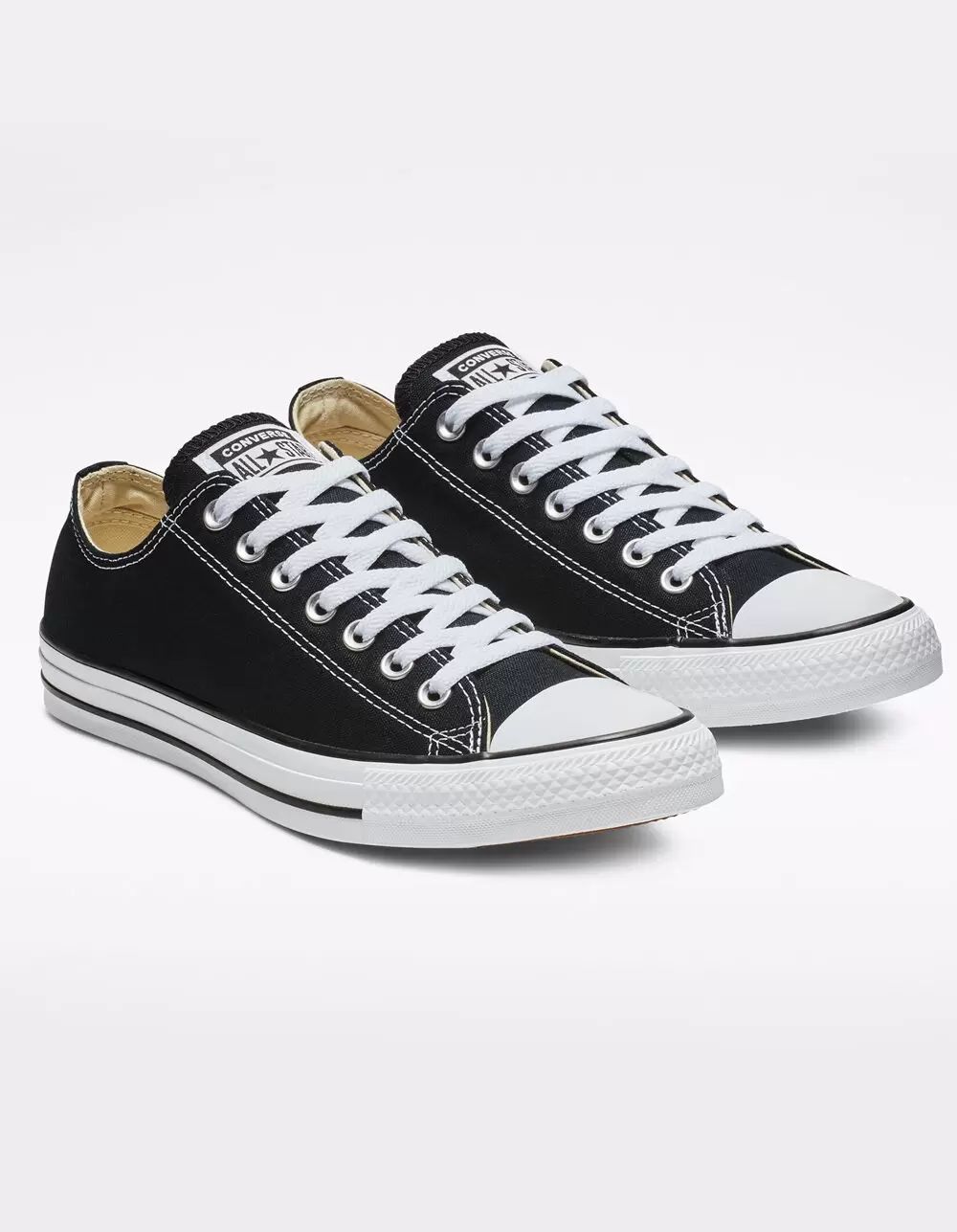 CNVRSE Star lowcut - black white