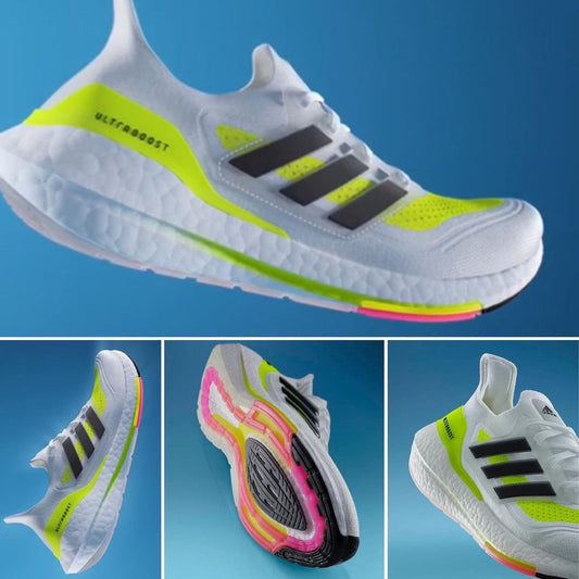 A UItraboost 21 - whitegreen