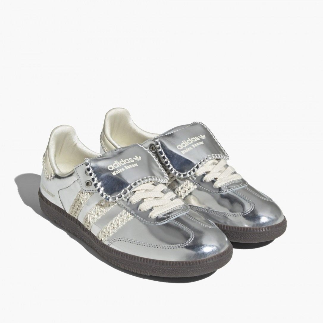 A Samba Wales Bonner - Metallic Silver White