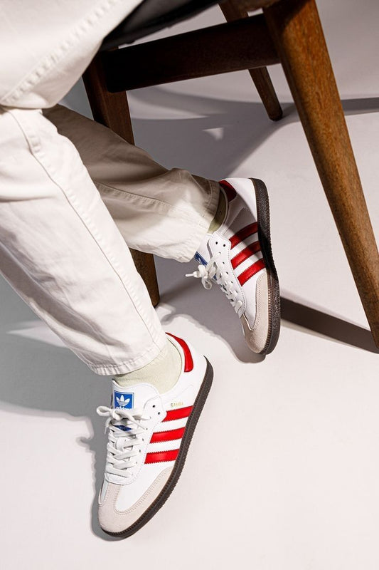 AD Samba - White / Red