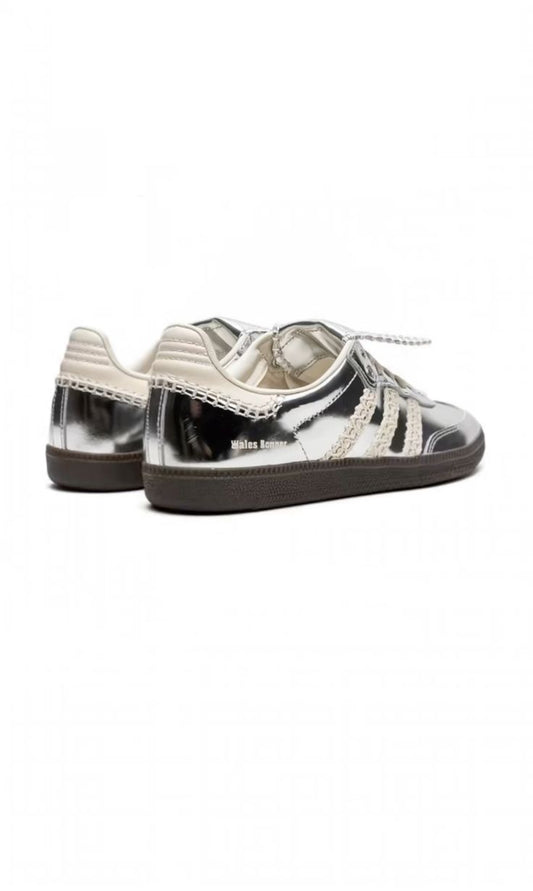 A Samba Wales Bonner - Metallic Silver White