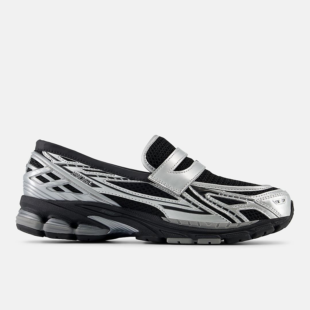 NB 1906 Loafer - Silver metallic black