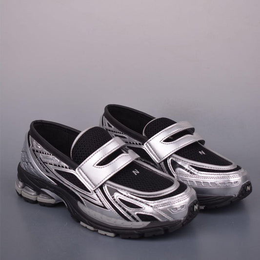 NB 1906 Loafer - Silver metallic black