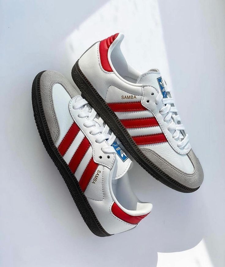 AD Samba - White / Red