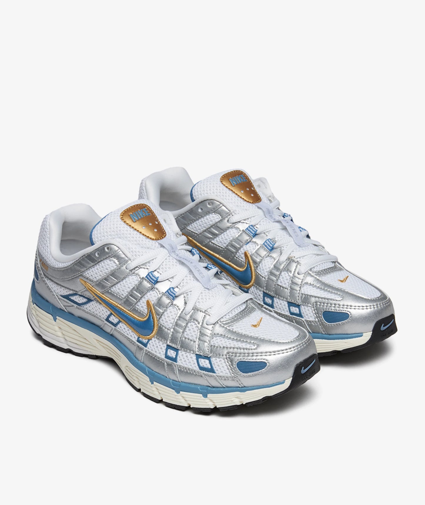 N P6000 - White/Aegean Storm-Metallic Silver