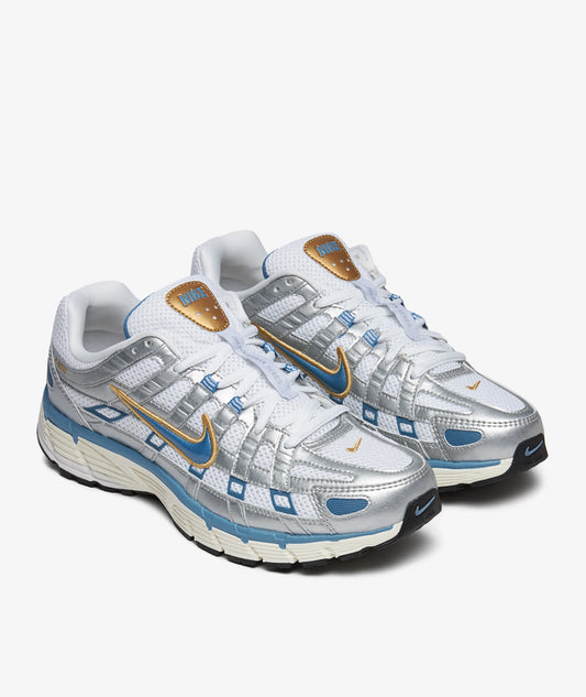 N P6000 - White/Aegean Storm-Metallic Silver