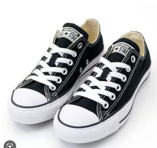 CNVRSE Star lowcut - black white