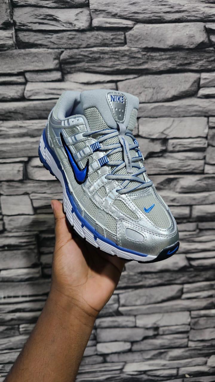 N P6000 - Metallic Silver / Royal Blue