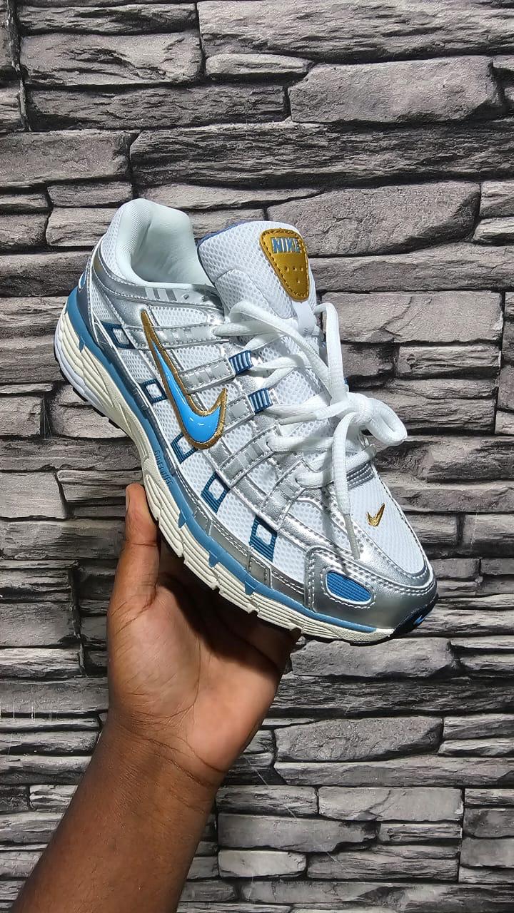 N P6000 - White/Aegean Storm-Metallic Silver