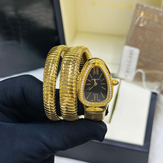 Bvlg@ri  Watch - Gold - Black