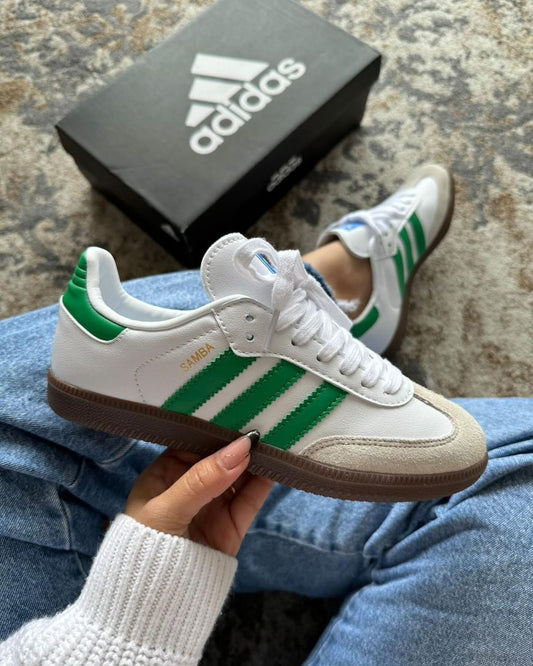 AD Samba - White / Green