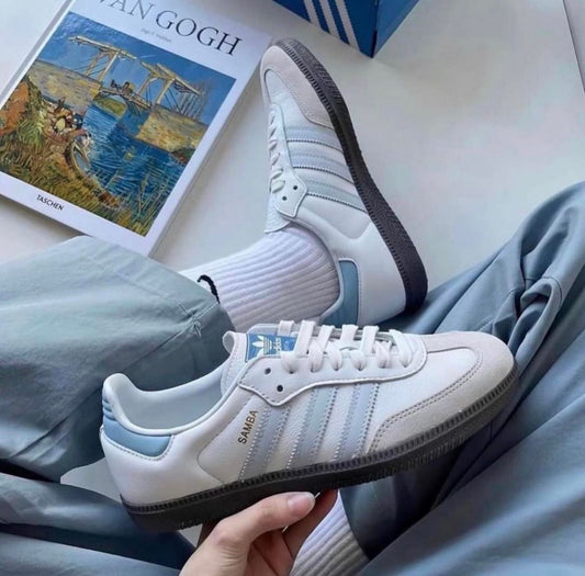 AD Samba - White / Blue
