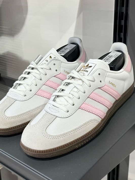 AD Samba - White / Pink
