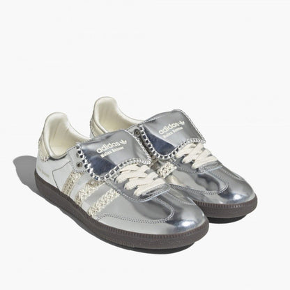 A Samba Wales Bonner - Metallic Silver White